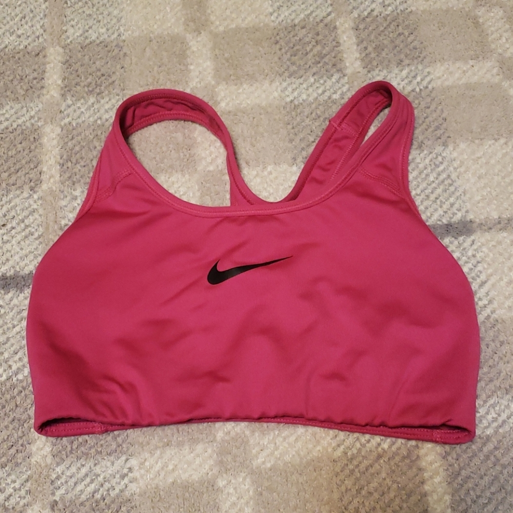 Nike Dri-fit hot pink sports bra